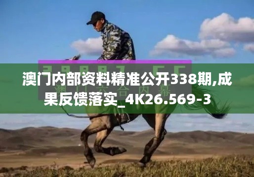 澳门内部资料精准公开338期,成果反馈落实_4K26.569-3
