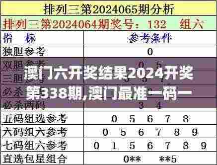 澳门六开奖结果2024开奖第338期,澳门最准一码一码揭秘_AP135.916-6
