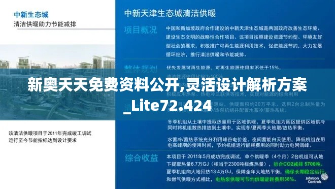 新奥天天免费资料公开,灵活设计解析方案_Lite72.424