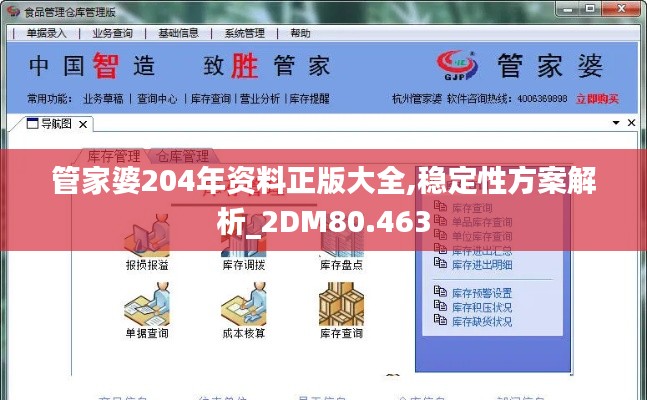 管家婆204年资料正版大全,稳定性方案解析_2DM80.463