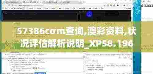 57386cσm查询,澳彩资料,状况评估解析说明_XP58.196