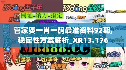 管家婆一肖一码最准资料92期,稳定性方案解析_XR13.176
