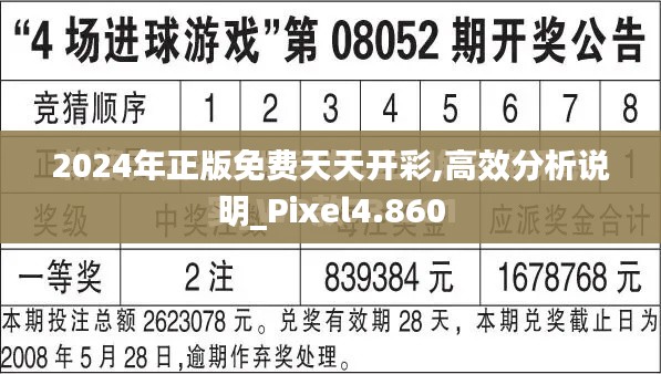 2024年正版免费天天开彩,高效分析说明_Pixel4.860