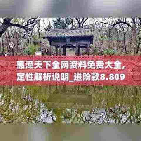 惠泽天下全网资料免费大全,定性解析说明_进阶款8.809