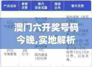 澳门六开奖号码今晚,实地解析说明_移动版11.945