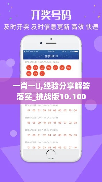 一肖一碼,经验分享解答落实_挑战版10.100