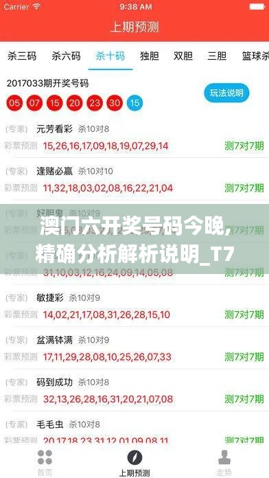 澳门六开奖号码今晚,精确分析解析说明_T7.971