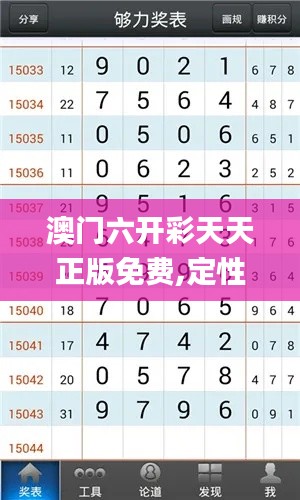 澳门六开彩天天正版免费,定性评估解析_watchOS4.808