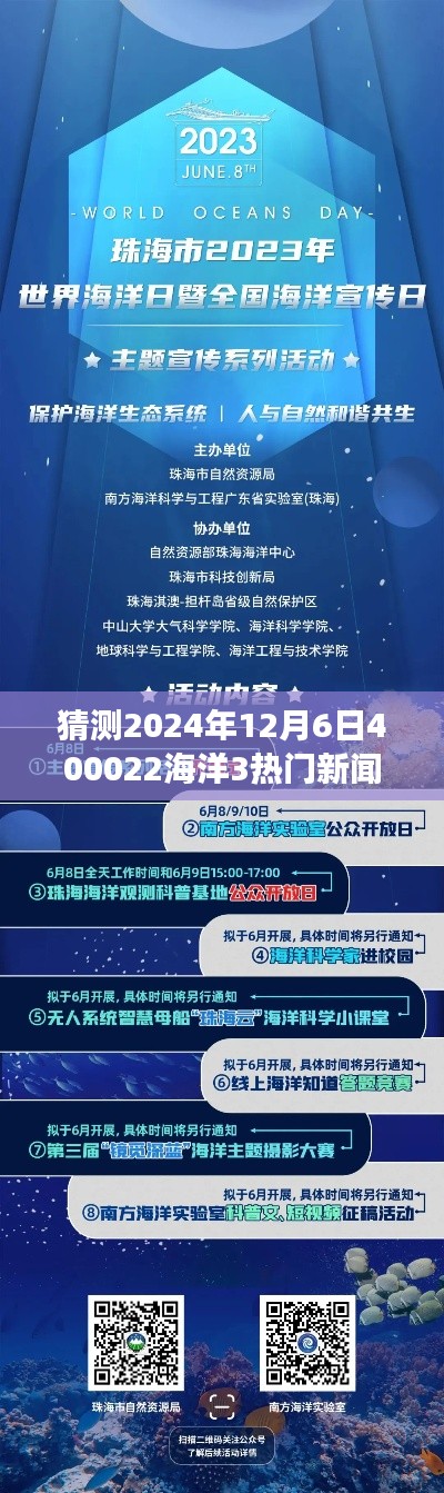 揭秘2024年海洋科技领域动向,预测未来热门新闻与重磅动向