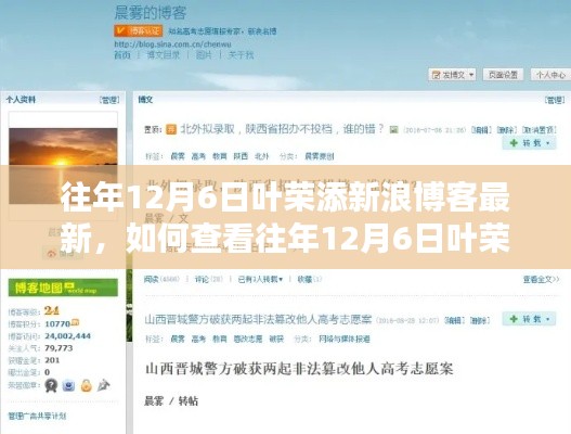 叶荣添新浪博客12月6日最新内容解析,查看指南与实用指南为初学者与进阶用户揭秘!