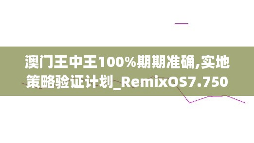 澳门王中王100%期期准确,实地策略验证计划_RemixOS7.750
