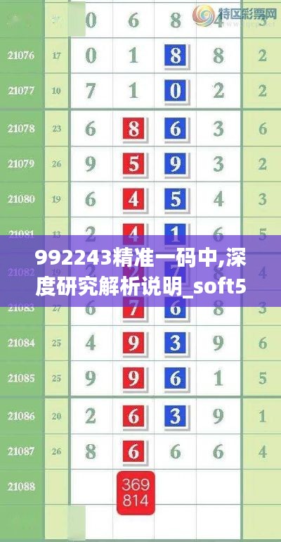 992243精准一码中,深度研究解析说明_soft5.438