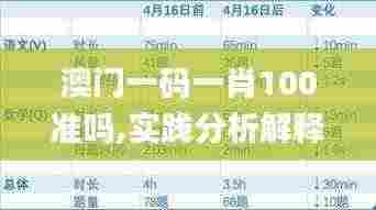 澳门一码一肖100准吗,实践分析解释定义_mShop1.301