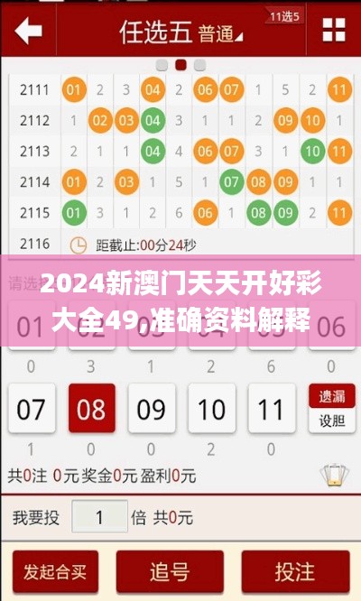 2024新澳门天天开好彩大全49,准确资料解释定义_专业版6.505
