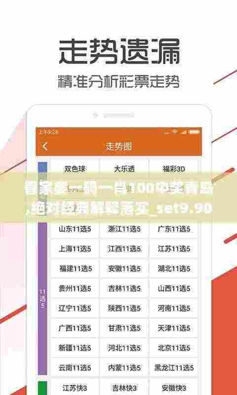 管家婆一码一肖100中奖青岛,绝对经典解释落实_set9.905