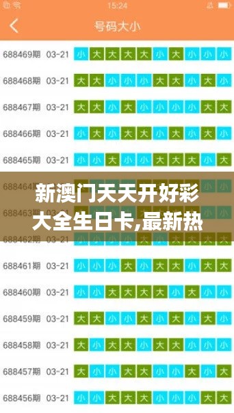 新澳门天天开好彩大全生日卡,最新热门解答落实_Superior8.450