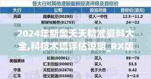 2024年新奥天天精准资料大全,科技术语评估说明_RX版1.862