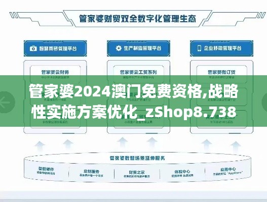管家婆2024澳门免费资格,战略性实施方案优化_zShop8.738