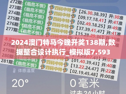 2024澳门特马今晚开奖138期,数据整合设计执行_模拟版7.593