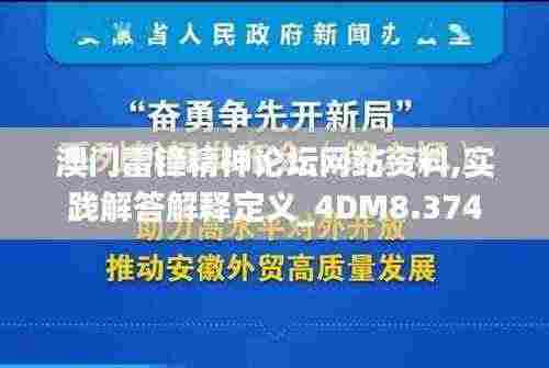 澳门雷锋精神论坛网站资料,实践解答解释定义_4DM8.374