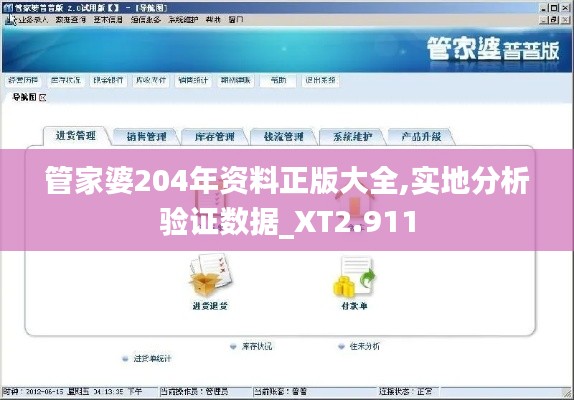 管家婆204年资料正版大全,实地分析验证数据_XT2.911