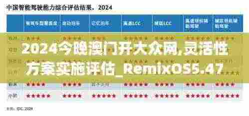 2024今晚澳门开大众网,灵活性方案实施评估_RemixOS5.473