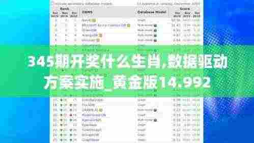 345期开奖什么生肖,数据驱动方案实施_黄金版14.992