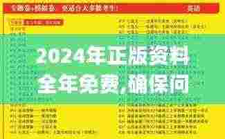 2024年正版资料全年免费,确保问题解析_9DM1.747