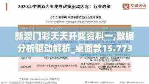 新澳门彩天天开奖资料一,数据分析驱动解析_桌面款15.773