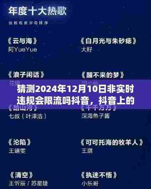 抖音未来时光隧道,关于违规限流与日常小猜想的探索