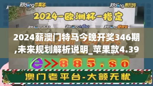 2024薪澳门特马今晚开奖346期,未来规划解析说明_苹果款4.390