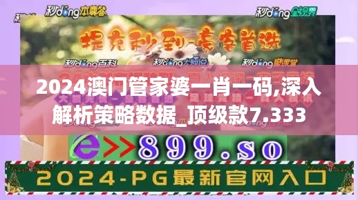 2024澳门管家婆一肖一码,深入解析策略数据_顶级款7.333