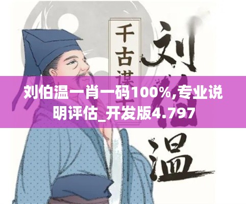 刘伯温一肖一码100%,专业说明评估_开发版4.797