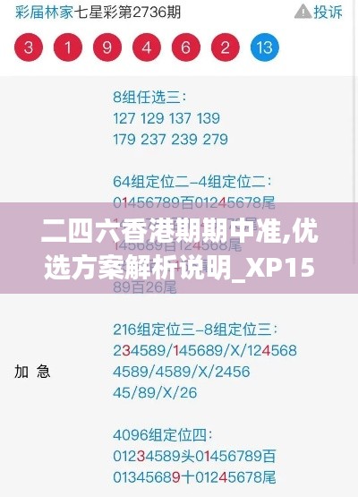 二四六香港期期中准,优选方案解析说明_XP15.865