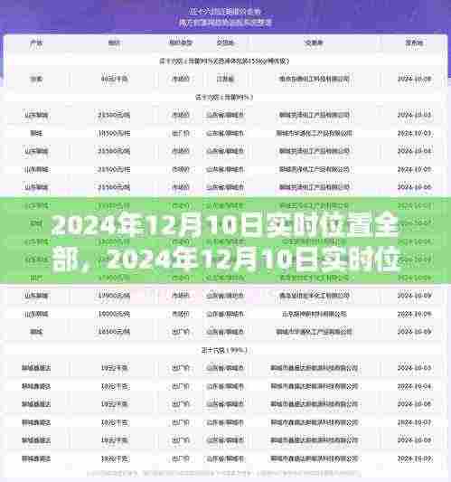 技术革新下的定位技术,2024年12月10日实时位置追踪及其影响