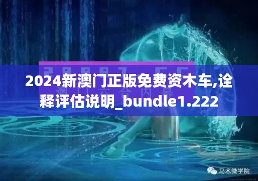 2024新澳门正版免费资木车,诠释评估说明_bundle1.222