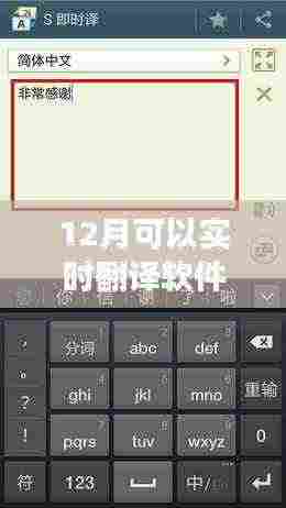 实时翻译软件助力十二月旅行,轻松解锁新体验