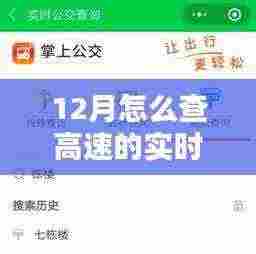 小红书教你,如何在12月轻松掌握高速实时信息,出行动态一手掌握!