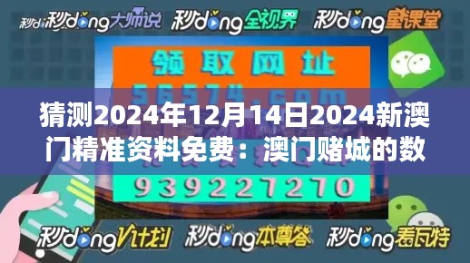 猜测2024年12月14日2024新澳门精准资料免费:澳门赌城的数字化转型猜想