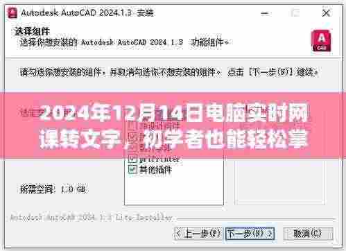 初学者也能轻松掌握,电脑实时网课转文字步骤指南(2024年12月14日版)