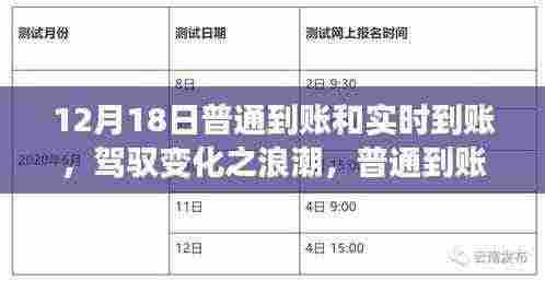 驾驭变化浪潮,普通到账与实时到账的励志启示与成长之路