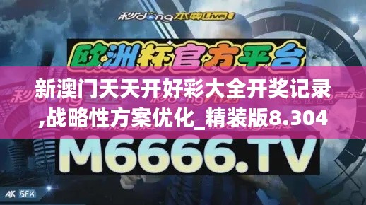 新澳门天天开好彩大全开奖记录,战略性方案优化_精装版8.304