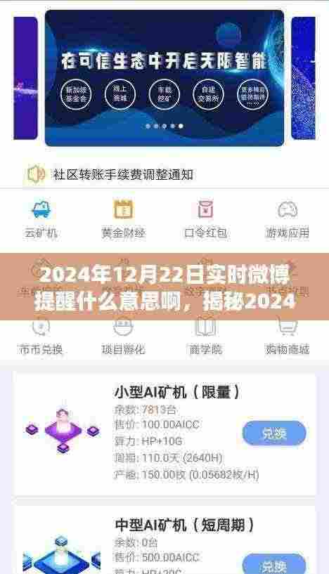 揭秘,2024年12月22日实时微博提醒的深意与功能解析