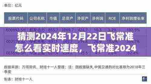 飞常准2024年12月22日实时速度查看攻略,零基础操作指南
