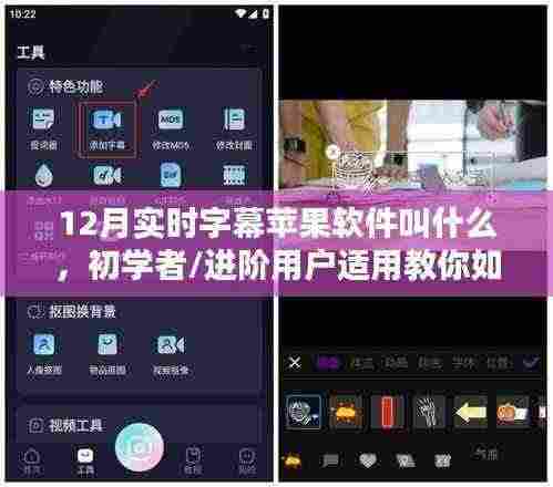 教你如何查找并安装使用苹果软件上的实时字幕应用，初学者到进阶用户的最新指南（12月版）