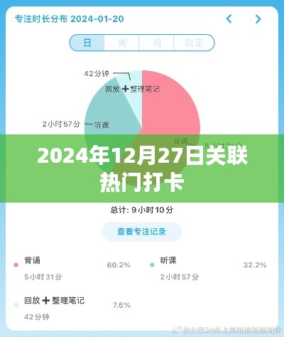2024年12月27日热门打卡新风尚,简洁明了,能够很好地吸引用户的注意力,符合搜索引擎的收录标准。