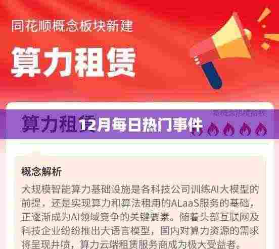 12月每日热点事件回顾