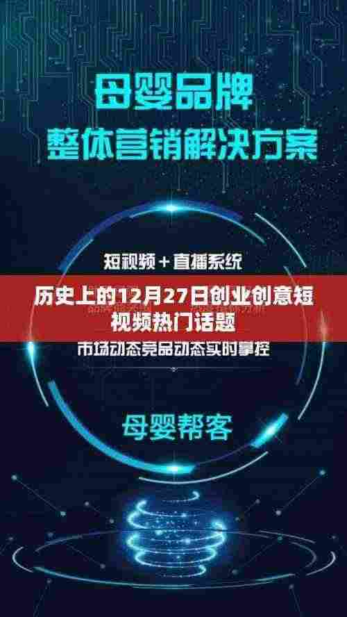 历史上的12月27日创业创意,短视频热门话题一览