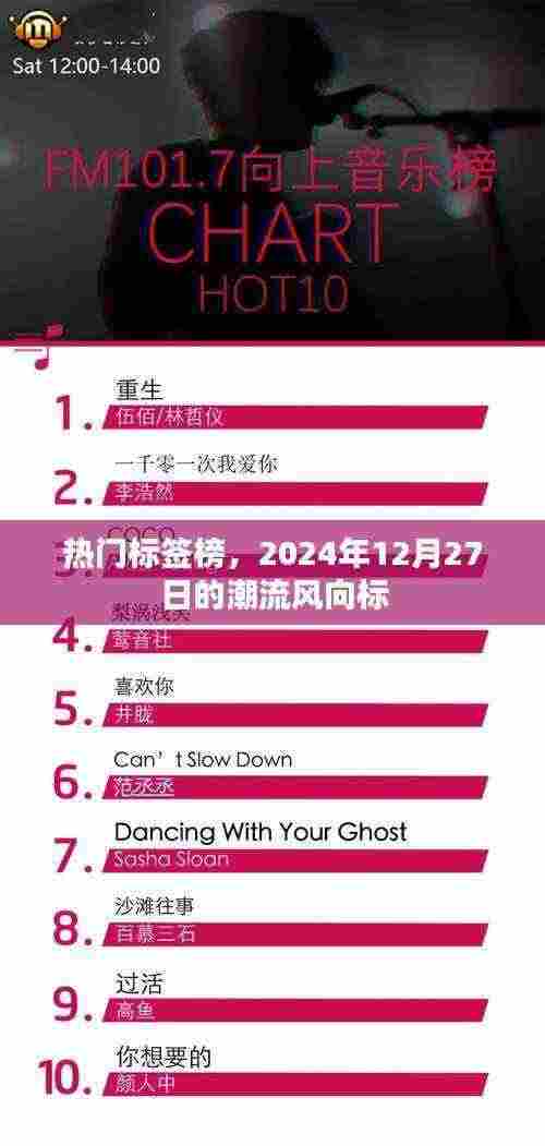 热门标签榜,潮流风向标,2024年年终趋势解读