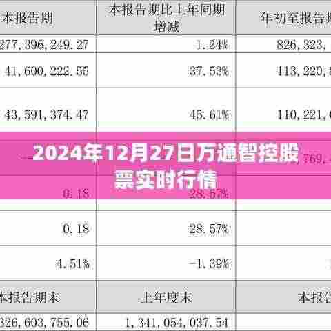 2024年12月27日万通智控股市实时动态